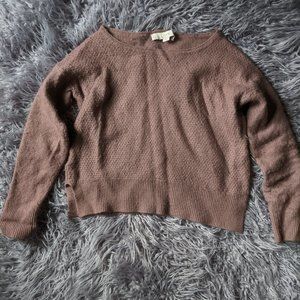 Loft Lilac vintage cropped sweater Size Medium